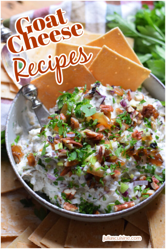 A dip in a bowl with crackers.