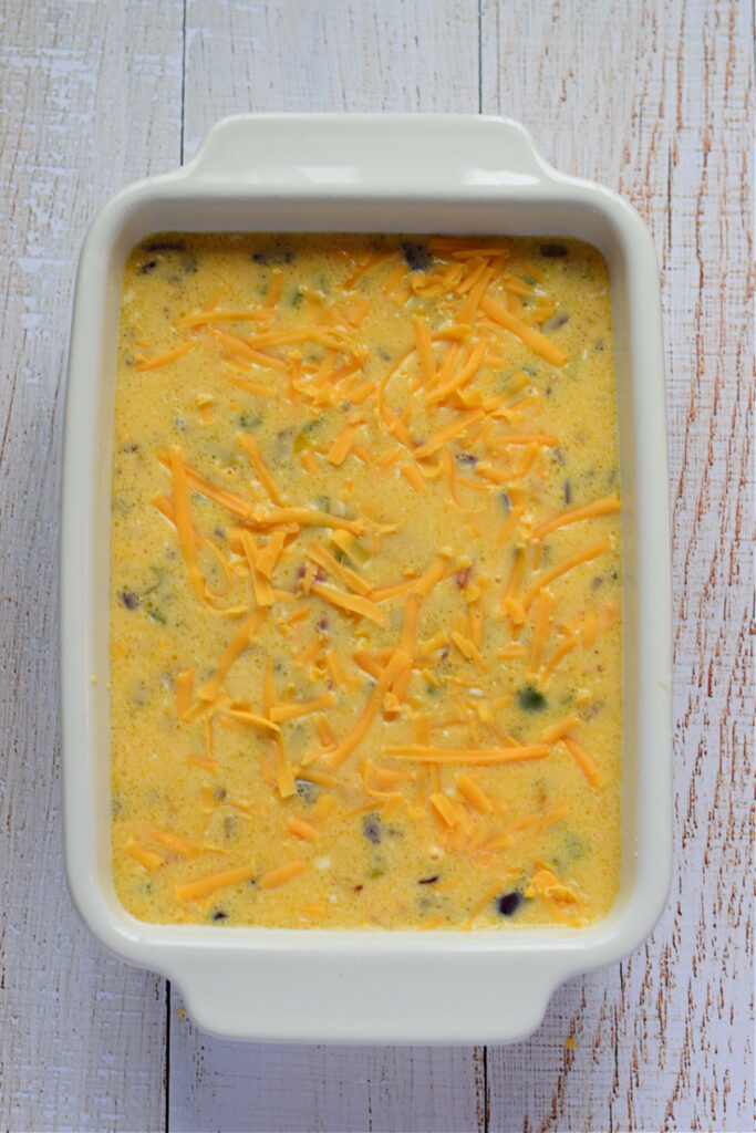 Ready to bake casserole.