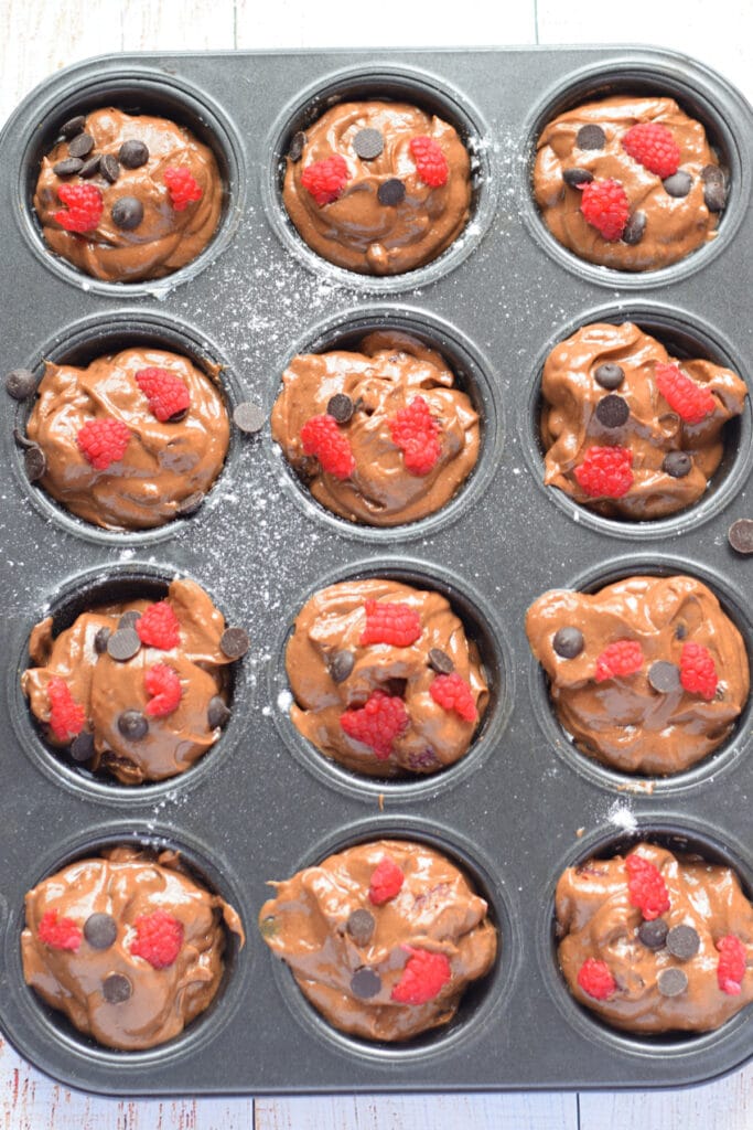 Ready to bake muffins.