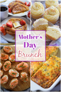 Mother's day brunch recipes collage.