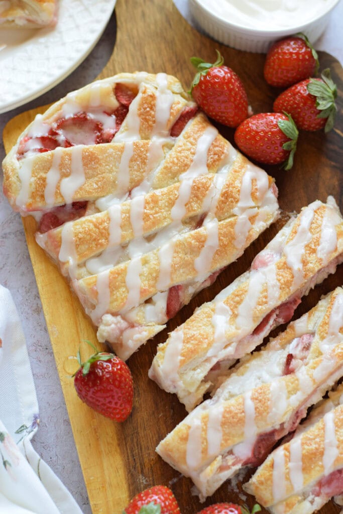 Puff pastry danish.
