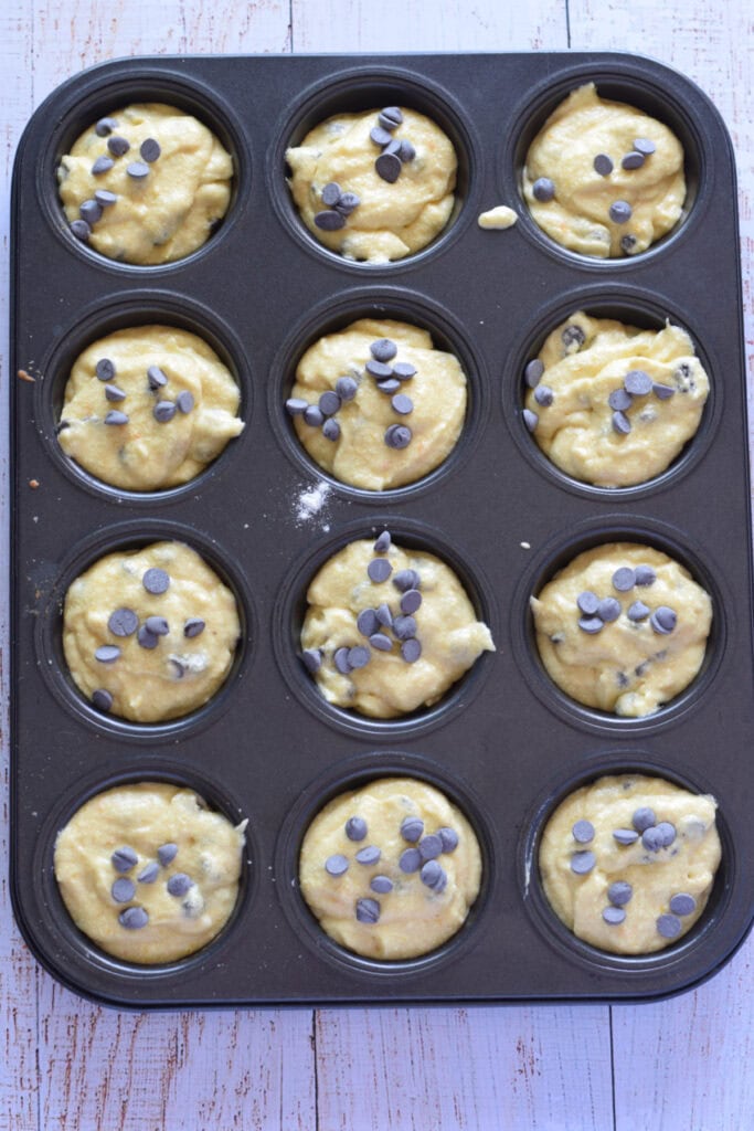 Ready to bake muffins.