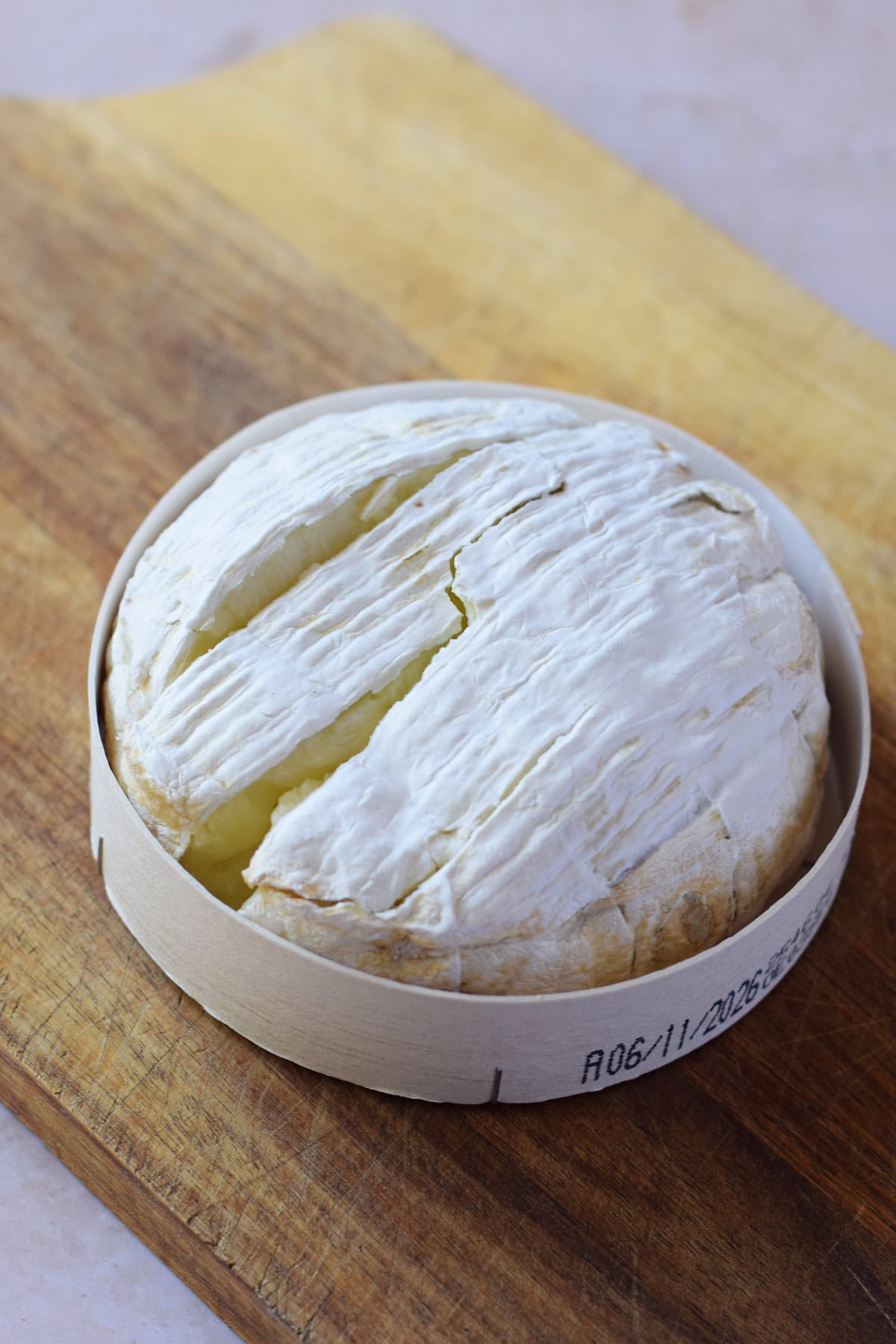 Baked brie cheese.