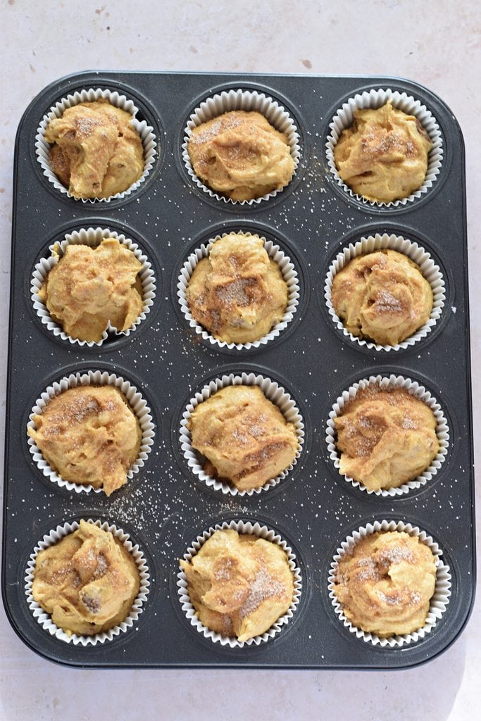 Ready to bake muffins.